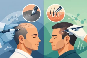 Diferencia entre tricopigmentación e injerto