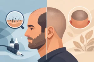 Tricopigmentación efecto rapado natural